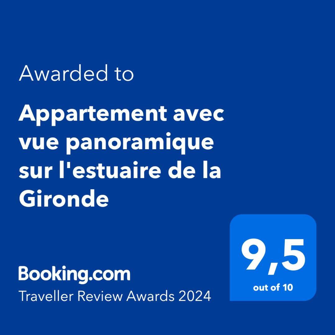 Appartement Avec Vue Panoramique Sur L'Estuaire De La Gironde Plassac  Εξωτερικό φωτογραφία